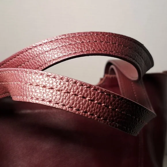 The Sak Burgundy Leather Tote Bag - Picture 4 of 9